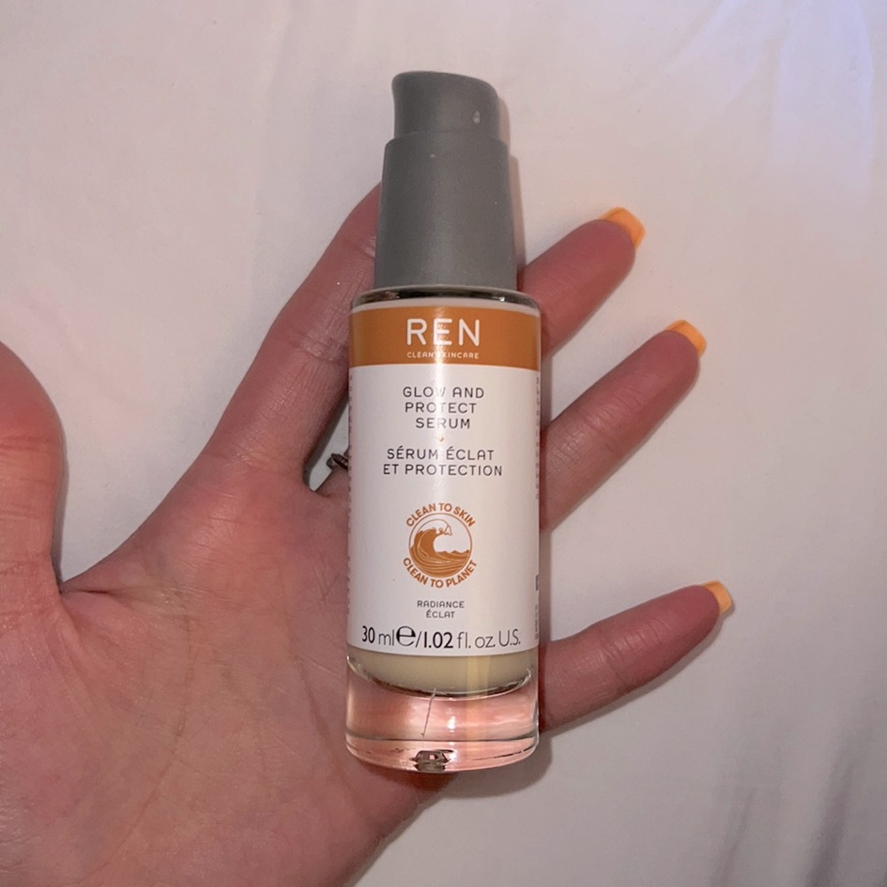 REN glow & protect serum